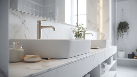 modern marble bathroom vanity