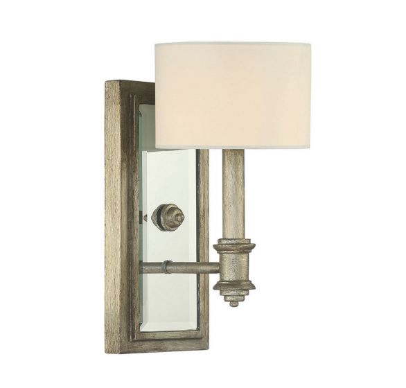 Caracas 1-Light Wall Sconce in Argentum