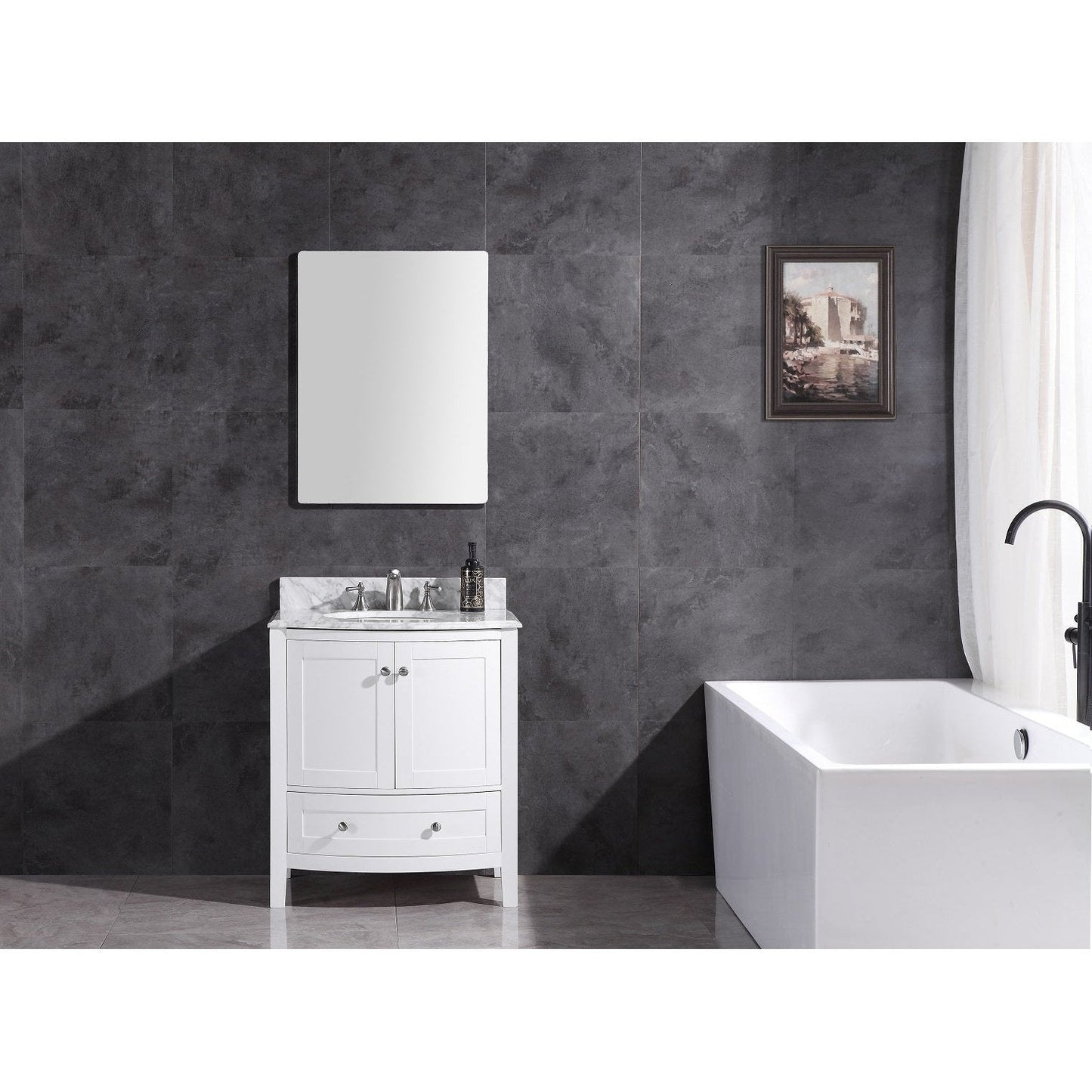 Legion Furniture 30" White Bathroom Vanity - Pvc WT9309-30-W-PVC