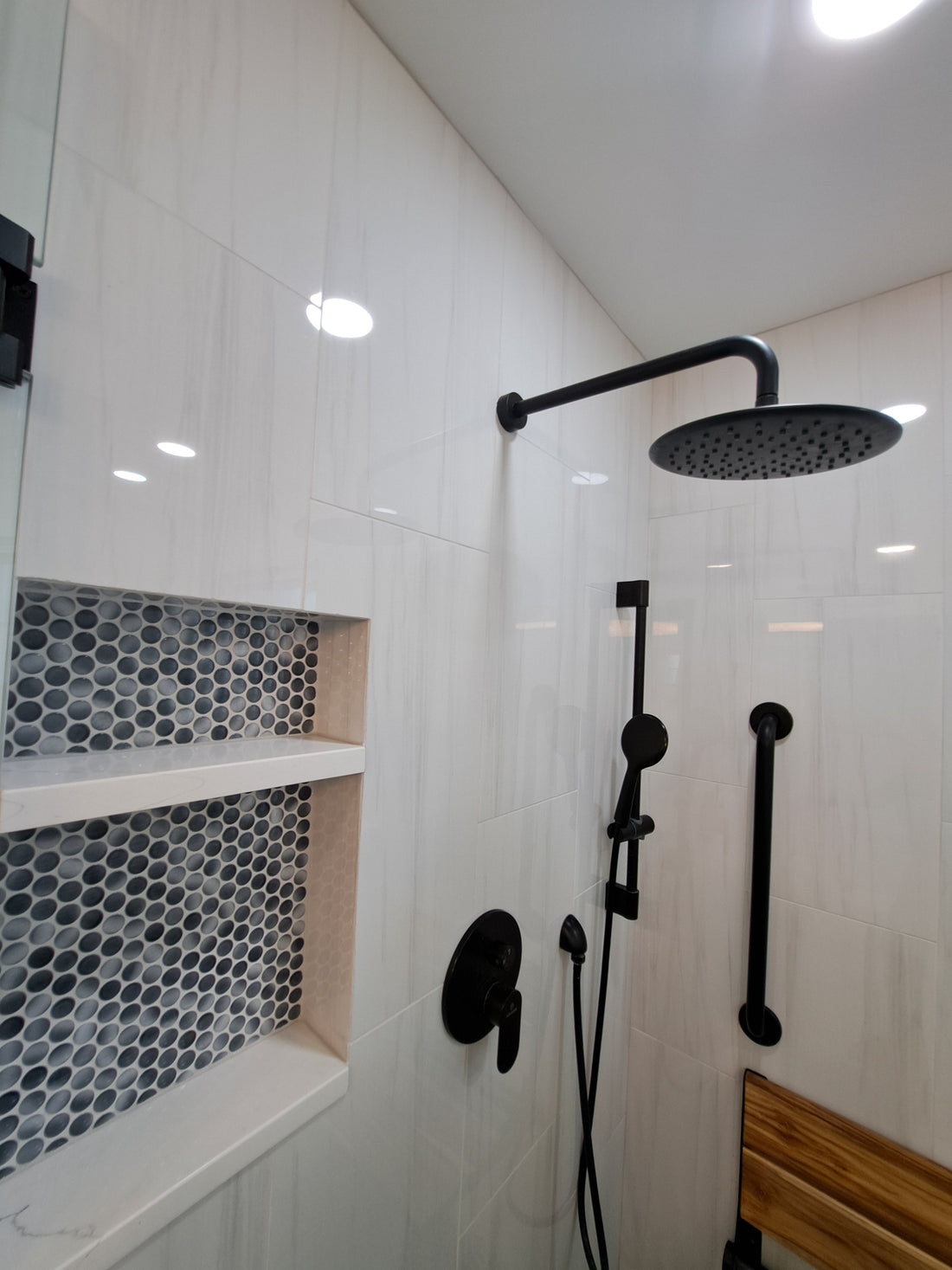 Luxury Meets Accessibility: Northbrook Master Bathroom Remodel with Modern Design Touches