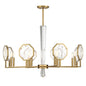 Leighton 8-Light Chandelier in Warm Brass