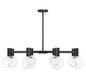 Wright 8-Light Chandelier in Matte Black