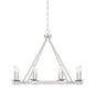 Middleton 8-Light Chandelier in Satin Nickel