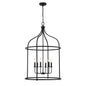 Brookstone 6-Light Pendant in Matte Black