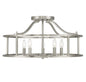 Stockton 5-Light Ceiling Light in Satin Nickel