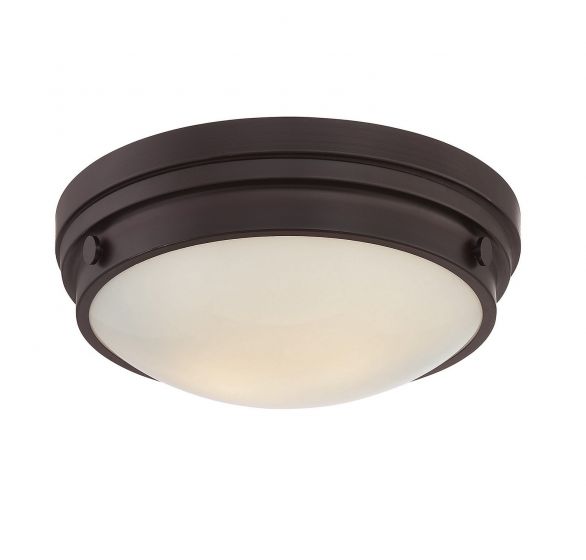 Lucerne 2-Light Ceiling Light in English Bronze