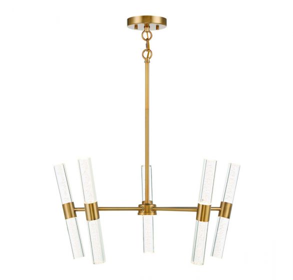 Arlon 10-Light LED Pendant in Warm Brass