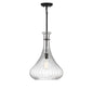 Bristo 1-Light Pendant in Matte Black