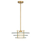 Newell 1-Light Pendant in Warm Brass