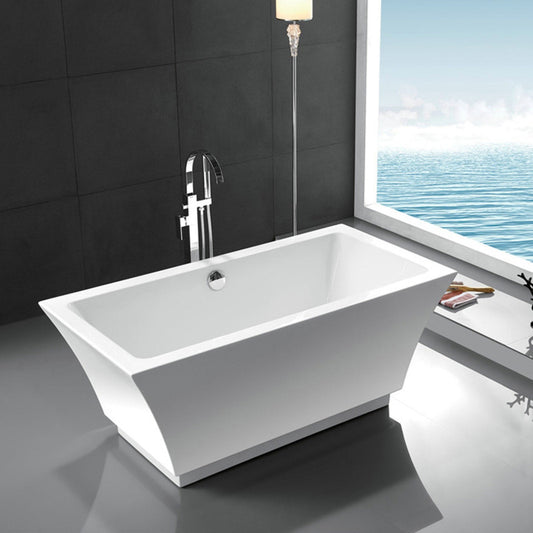 Legion Furniture 67" White Acrylic Tub - No Faucet WE6817-J