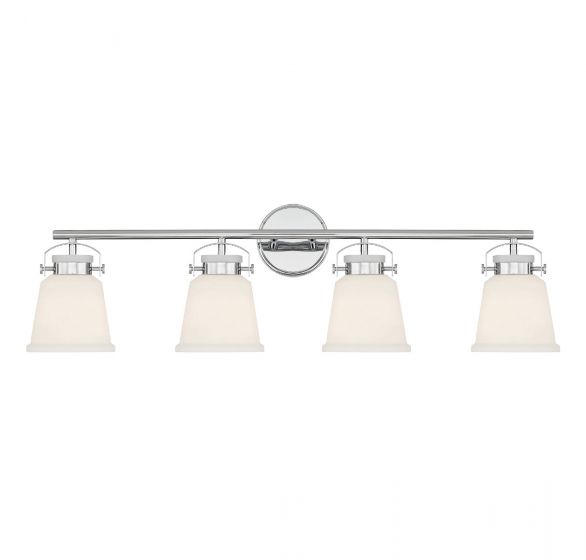 Kaden 4-Light Bathroom Vanity Light in Polished Chrome