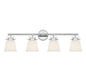 Kaden 4-Light Bathroom Vanity Light in Polished Chrome