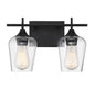 Octave 2-Light Bathroom Vanity Light in English Bronze