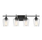 Octave 4-Light Bathroom Vanity Light in English Bronze