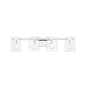 Genry 4-Light Bathroom Vanity Light in Polished Nickel