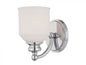 Melrose 1-Light Wall Sconce in Polished Chrome