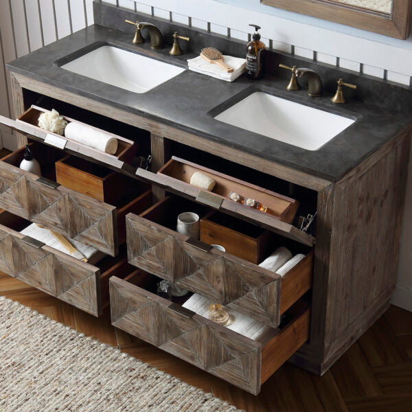 Legion Furniture Wood Sink Vanity With Marble