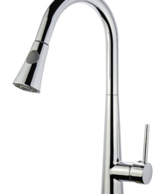 Legion Furniture ZK88402AB-PC ZK Series Single Hole Pull-Down Faucet