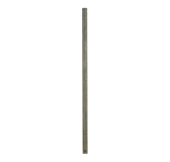 60" Downrod in Galvanized